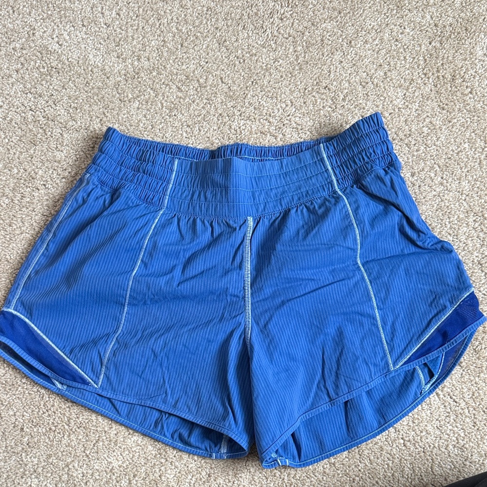 Lululemon Athletica Vibrant Blue Athletic Shorts